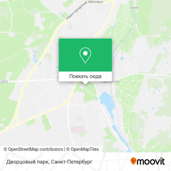 Карта Дворцовый парк