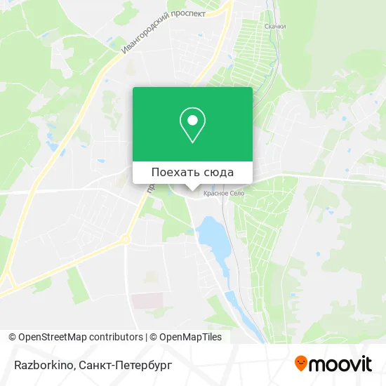 Карта Razborkino