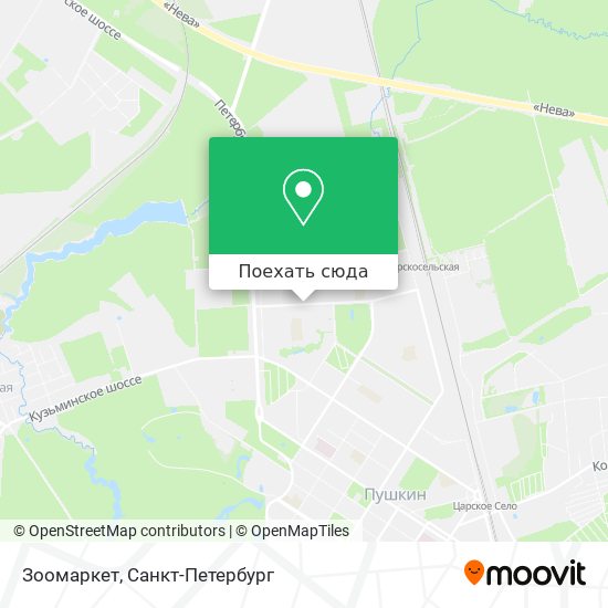Карта Зоомаркет
