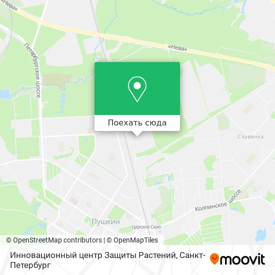 Карта Инновационный центр Защиты Растений