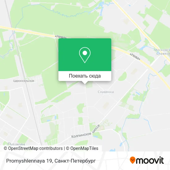 Карта Promyshlennaya 19