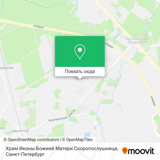 Карта Храм Иконы Божией Матери Скоропослушница