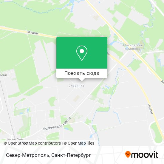 Карта Север-Метрополь