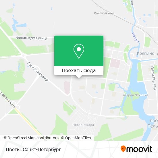 Карта Цветы