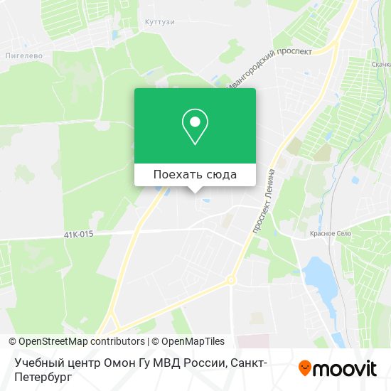 Карта Учебный центр Омон Гу МВД России