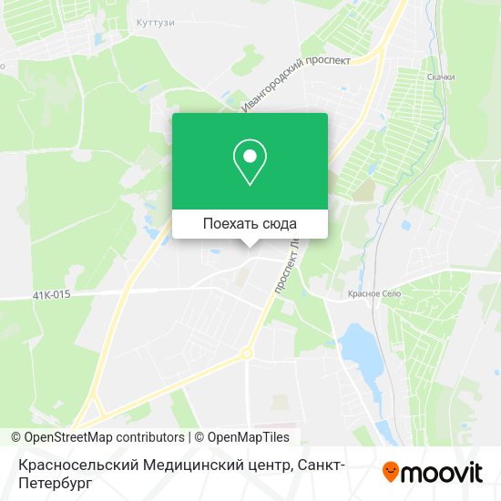 Карта Красносельский Медицинский центр
