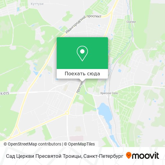 Карта Сад Церкви Пресвятой Троицы