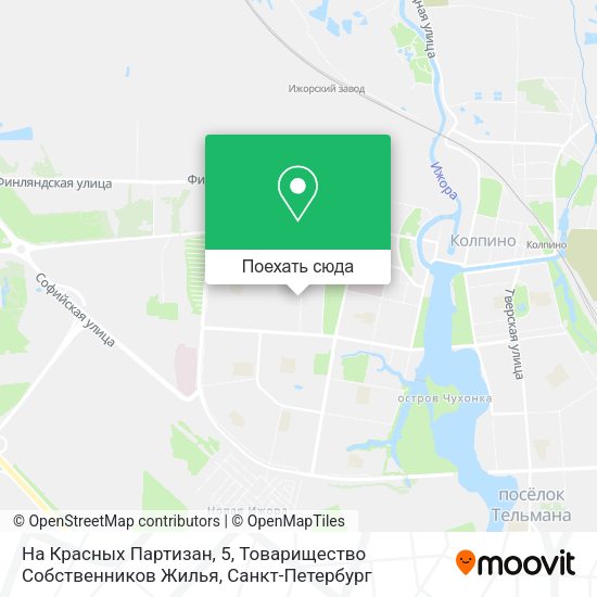Карта На Красных Партизан, 5, Товарищество Собственников Жилья