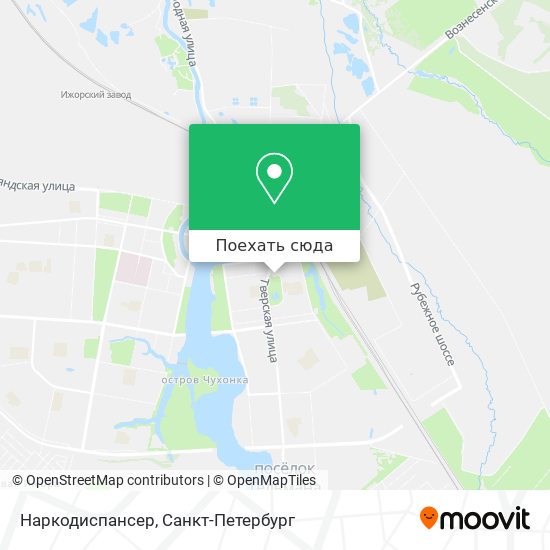 Карта Наркодиспансер