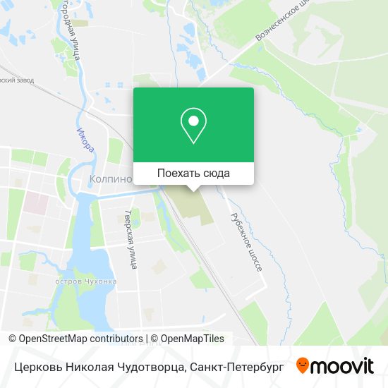 Карта Церковь Николая Чудотворца