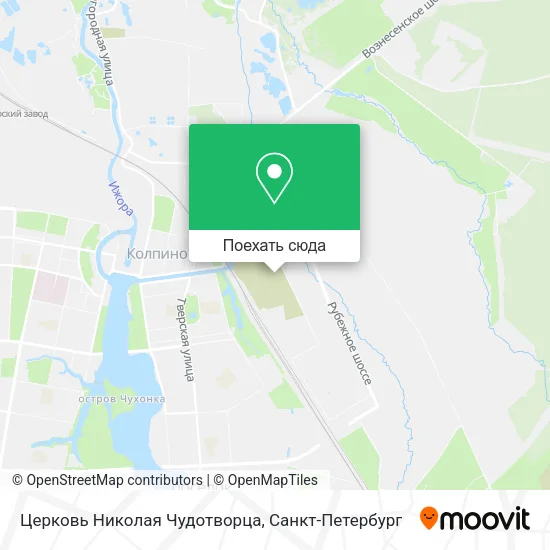 Карта Церковь Николая Чудотворца