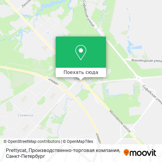 Карта Prettycat, Производственно-торговая компания