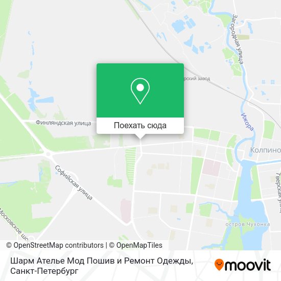 Карта Шарм Ателье Мод Пошив и Ремонт Одежды