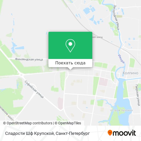 Карта Сладости Шф Крупской