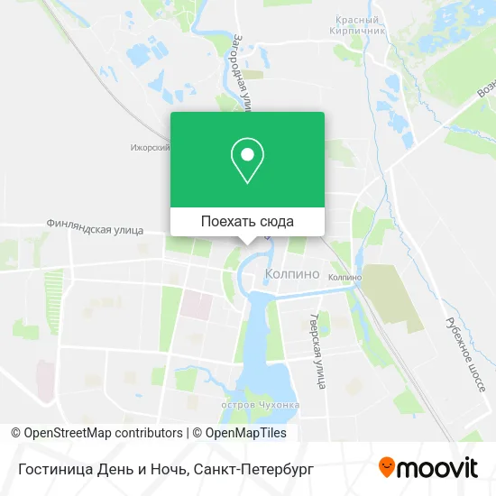 Карта Гостиница День и Ночь