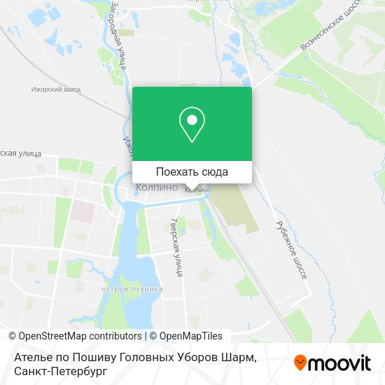 Карта Ателье по Пошиву Головных Уборов Шарм