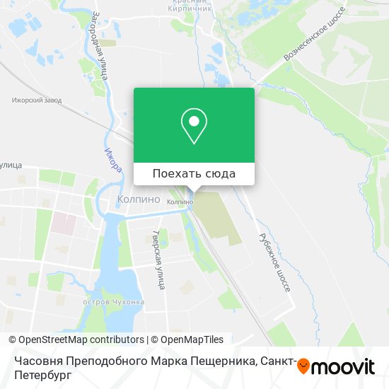 Карта Часовня Преподобного Марка Пещерника