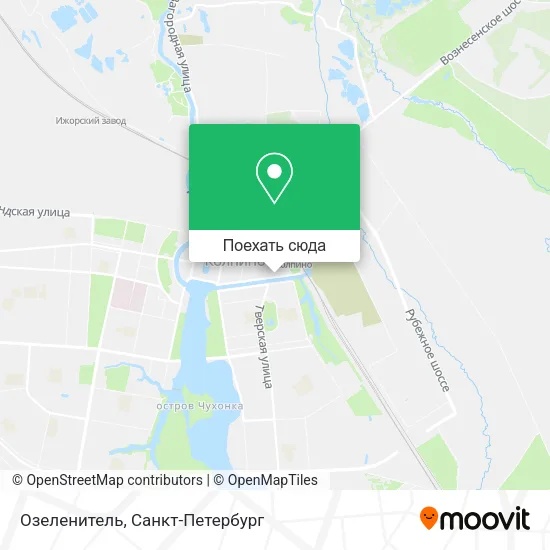 Карта Озеленитель