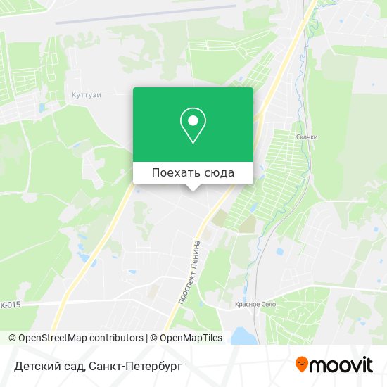 Карта Детский сад
