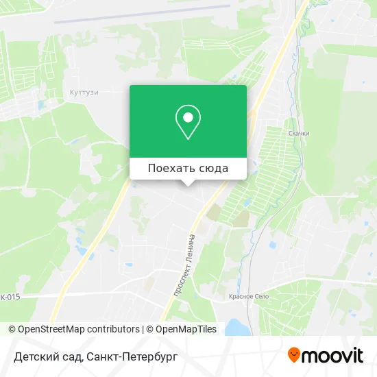 Карта Детский сад