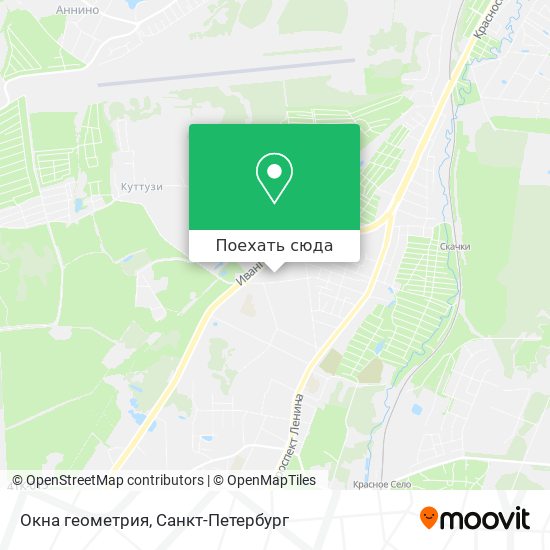 Карта Окна геометрия