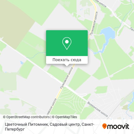 Карта Цветочный Питомник, Садовый центр