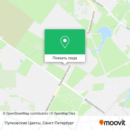 Карта Пулковские Цветы