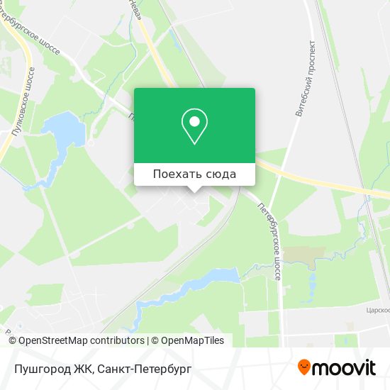 Карта Пушгород ЖК