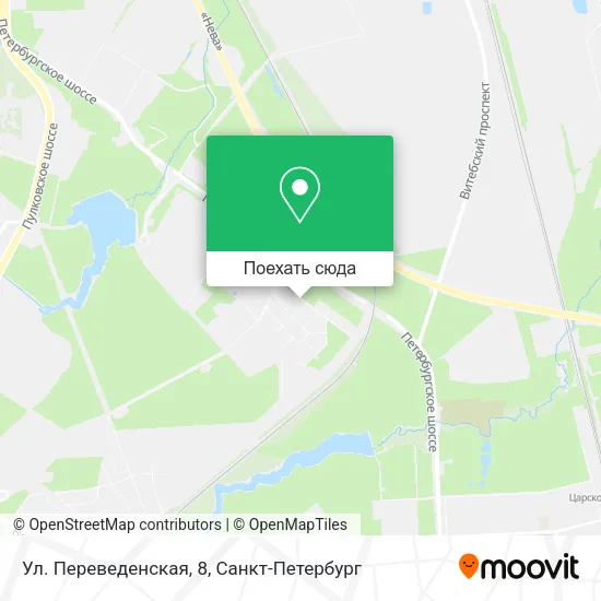 Карта Ул. Переведенская, 8