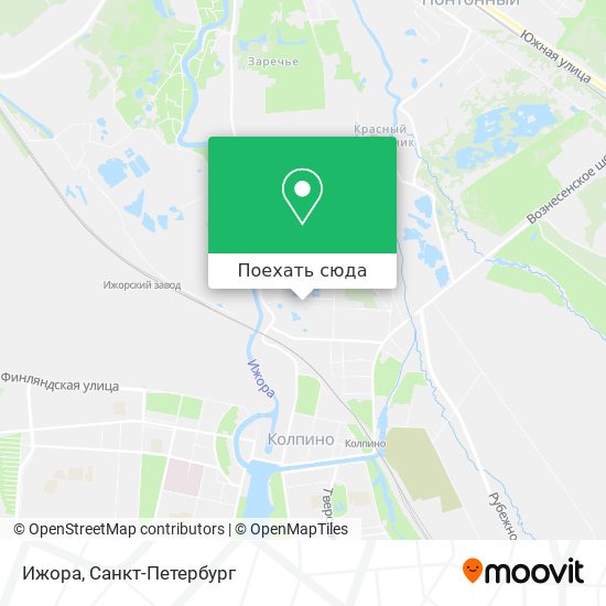 Карта Ижора