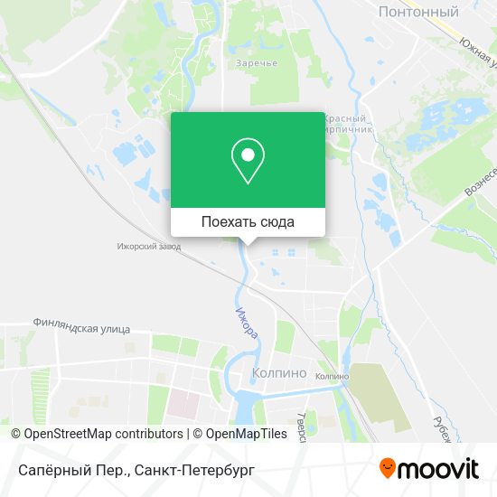 Карта Сапёрный Пер.