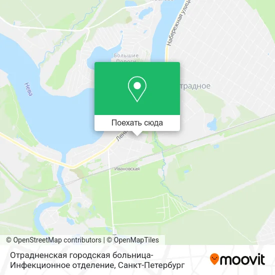 Карта Отрадненская городская больница-Инфекционное отделение