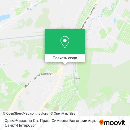 Карта Храм-Часовня Св. Прав. Симеона Богоприимца