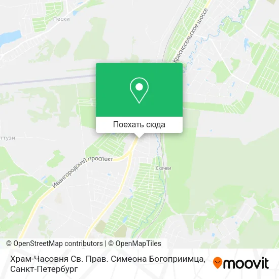 Карта Храм-Часовня Св. Прав. Симеона Богоприимца