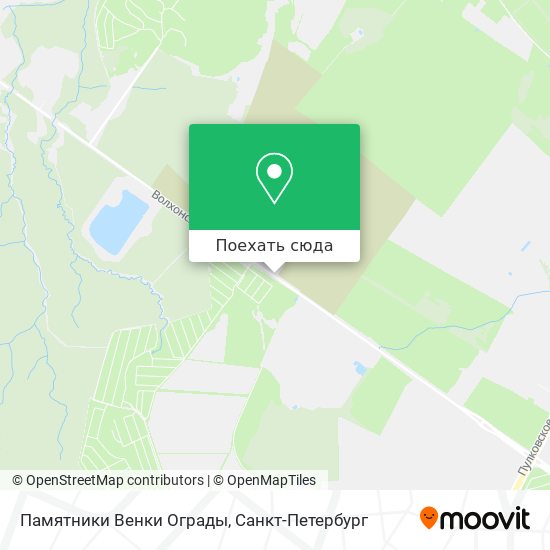 Карта Памятники Венки Ограды