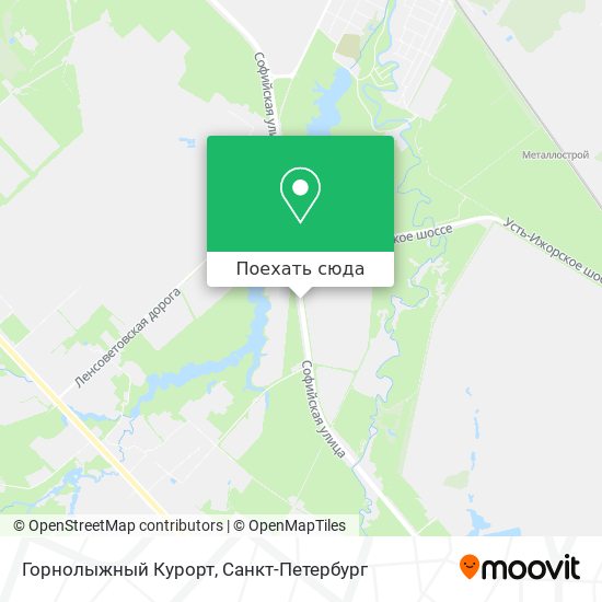 Карта Горнолыжный Курорт