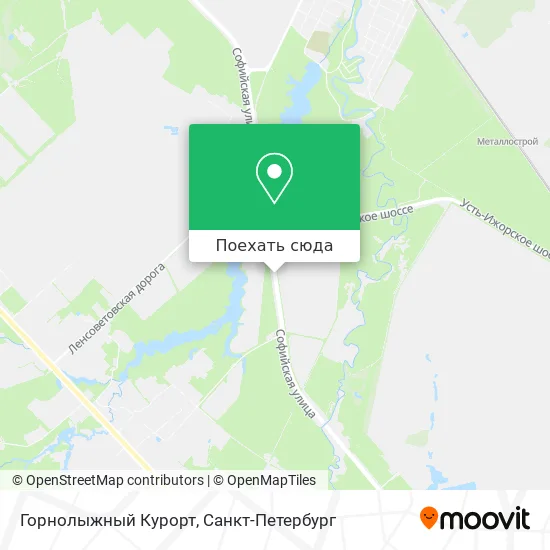 Карта Горнолыжный Курорт