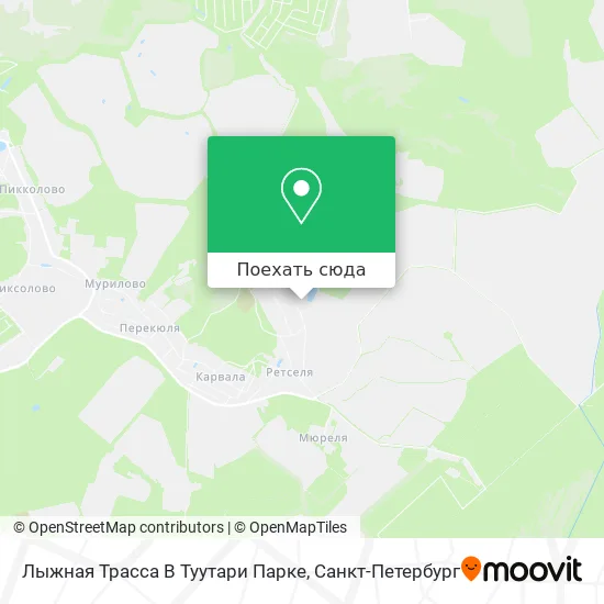 Карта Лыжная Трасса В Туутари Парке