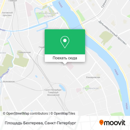 Карта Площадь Бехтерева