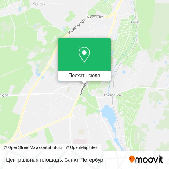 Карта Центральная площадь