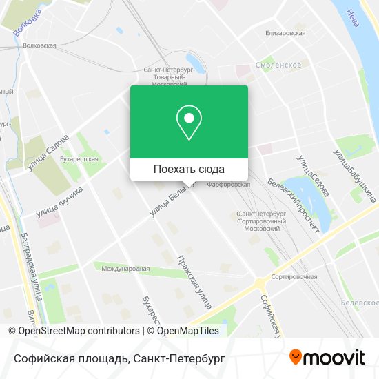 Карта Софийская площадь