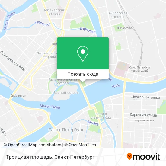 Карта Троицкая площадь
