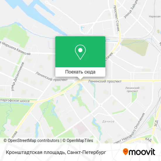 Карта Кронштадтская площадь