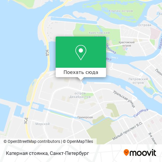 Карта Катерная стоянка