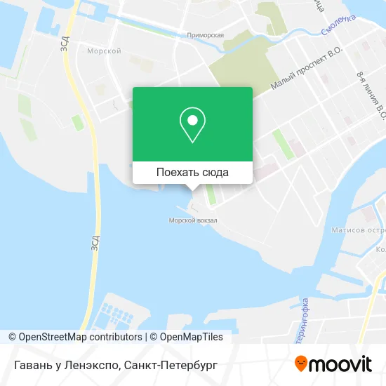 Карта Гавань у Ленэкспо