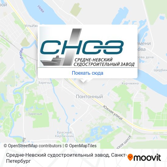 Карта Средне-Невский судостроительный завод