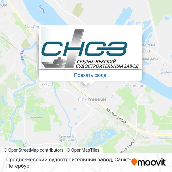 Карта Средне-Невский судостроительный завод