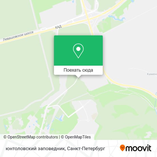 Карта юнтоловский заповедник