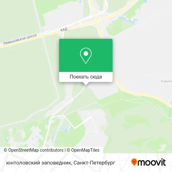 Карта юнтоловский заповедник