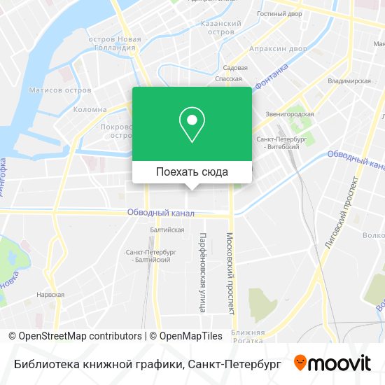 Карта Библиотека книжной графики